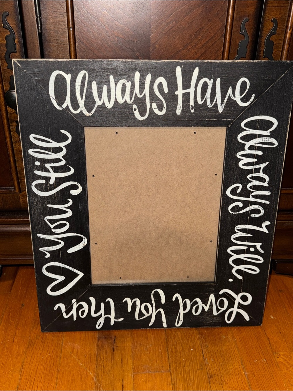NWT GLORY HAUS PHOTO PICTURE FRAME ALWAYS HAVE 15x17 LAURA KIRKLAND